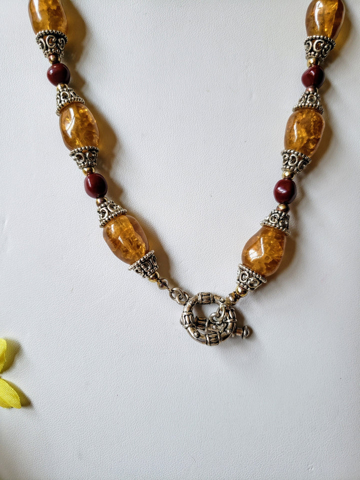 vintage beaded necklace